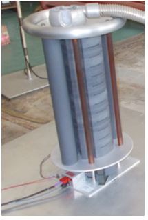 -260 kV HV DC insulation test setup
