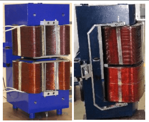 Fig. 76: DP-200R (L) & DP-300R (R) with pole edge angle adjustment mechanism.