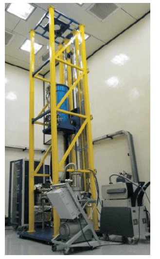 Fig. 86: Installed solenoid at NEG coating facility of RRCAT.