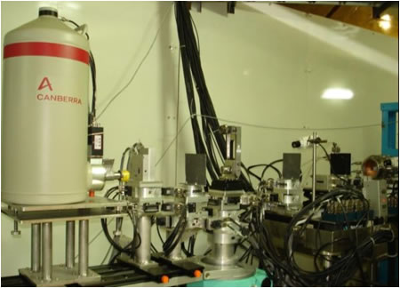 EDXRD beamline experimental station