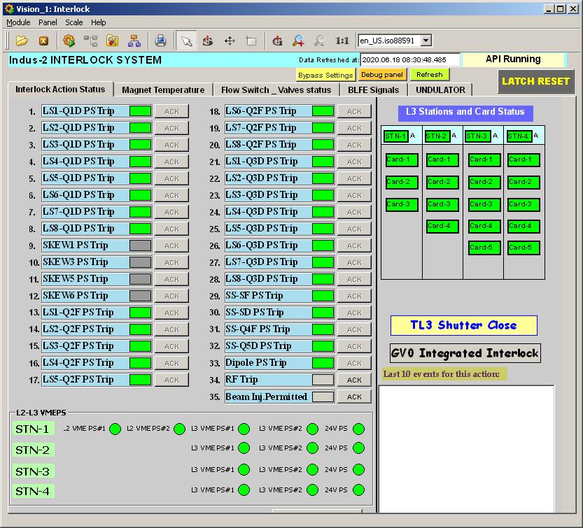 Screenshot of MSIS GUI