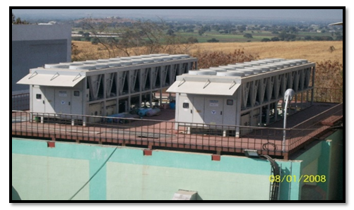 Figure 6: Refrigeration Cooling Chiller Units view in Indus-2 LCW Plant.
