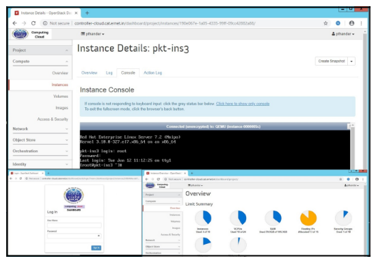 RRCAT Computing Cloud portal