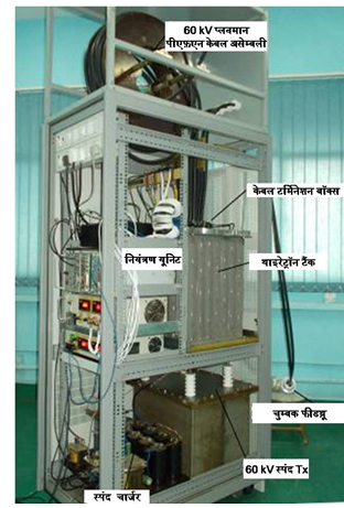 60kV pulse power supply for fast rise current pulses