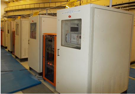 Photograph of installed power converters for Q2 type magnets in Indus-2 