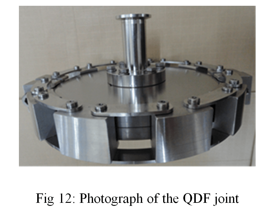 Fig 12: Photograph of the QDF joint