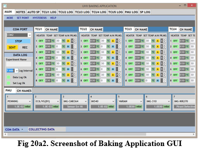 Fig 20a2. Screenshot of Baking Application GUI