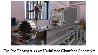 Fig-9b: Photograph of Undulator Chamber Assembly