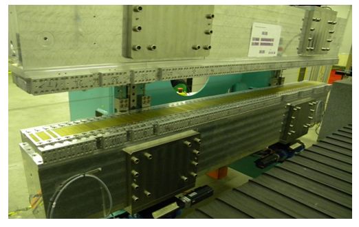 Photograph of U1 undulator which will be used for Atomic, Molecular and Optical Science (AMOS) experiments