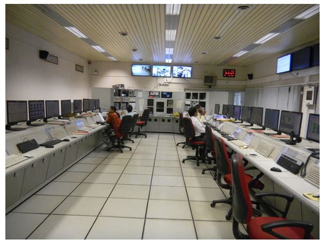 A photograph of the Indus control room