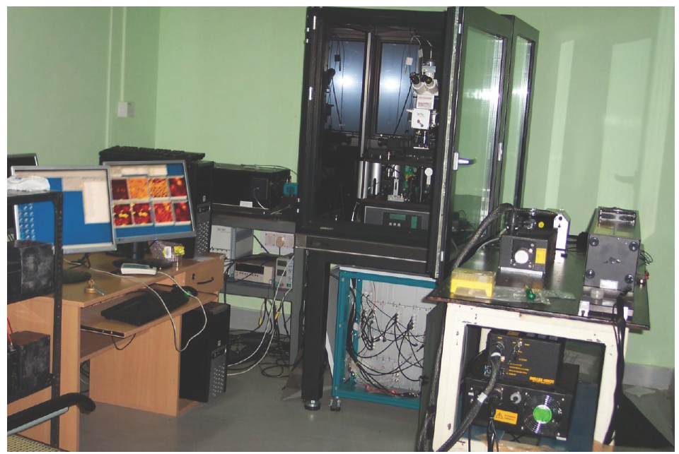 Figure: Scanning probe microscopy (SPM) integrated Raman spectroscopy system