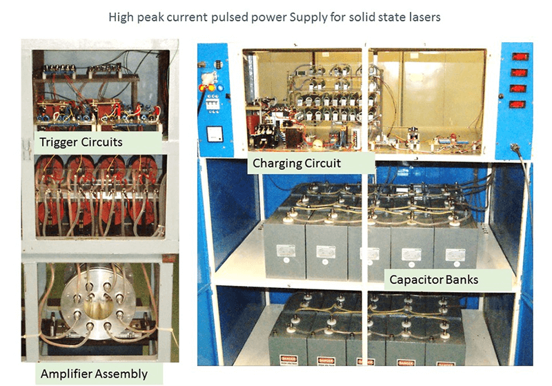 High peak current pulsed power Supply for solid state laser