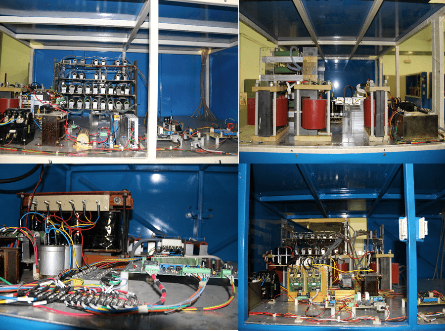 a) High Peak current pulsed power supply for solid state lasers