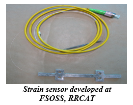 Strain sensor developed at FSOSS, RRCAT