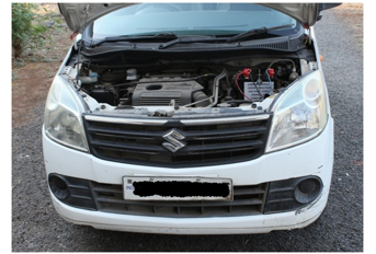 Fig 2 Cranking of a car engine