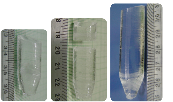 Pure TGS, TGS doped with 70 mol% of L-Alanine, TGS doped with 5 wt % of Urea grown above Phase Transition temperature (> 49.3 °C)
[Appl. Phys. A 126 (2020) 492; J. Cryst.  Growth 546 (2020) 125793; Mater. Res. Bull. 134 (2021) 111118; J. Mater. Sci.: Mater.in Electro., 32 (2021) 15778]