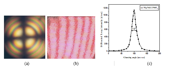 The crystalline quality and optical homogeneity of the grown crystals was assessed using conoscopy, birefringence interferometry and high resolution XRD technique. [Cryst. Res. Technol., 43 (4) (2008) 438-442; Cryst. Growth Des., 8 (12) (2008) 4424-4427; Cryst. Res. Technol., 44 (3) (2009) 305-308; Physica-B 404 (20) (2009) 3507-3509; Cryst. Res. Technol. 44 (12) (2009) 1303-1307]