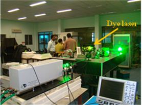 Use of the laser for pumping of Dye laser